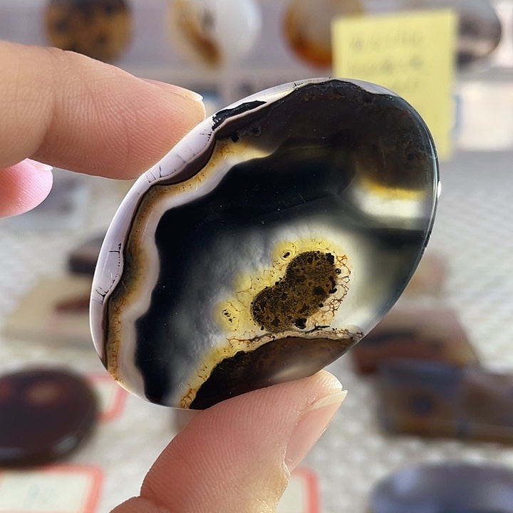 玛瑙/玉髓合金颈饰