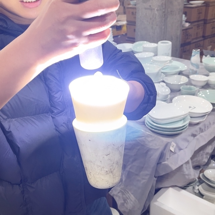 瓷片高白泥马克杯400毫升两个微瑕包邮.自己洗