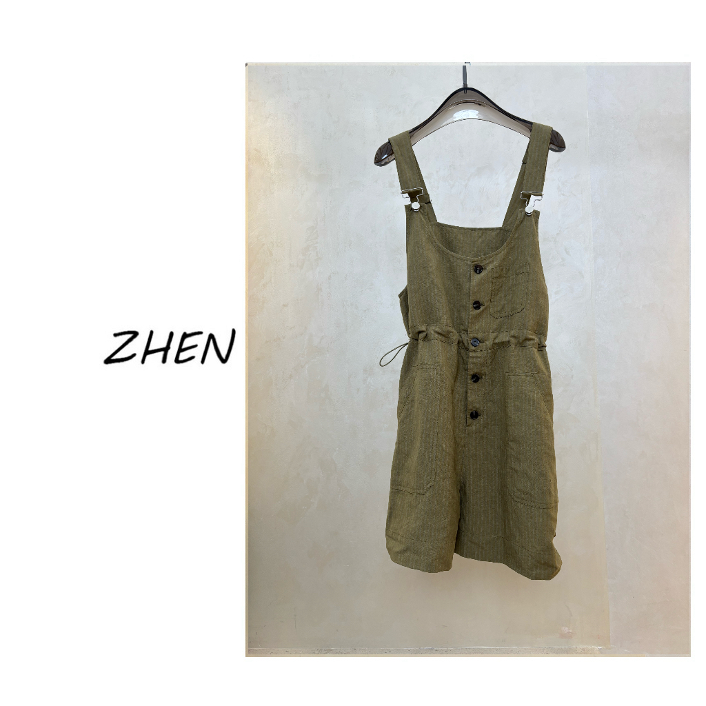 【ZHEN】25Y00206 2025新款修身显瘦时尚气质小众设计师款连体裤