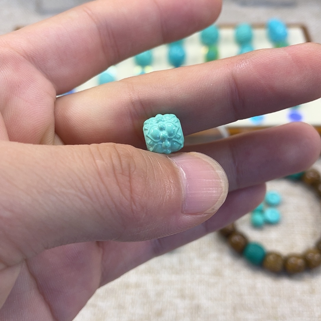 原生态湖北松配饰，直径10