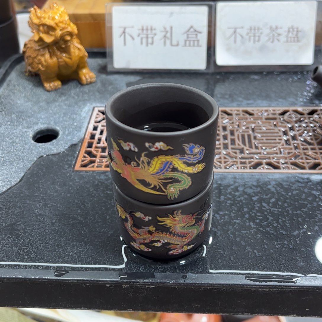 茶杯紫砂紫砂杯子2个