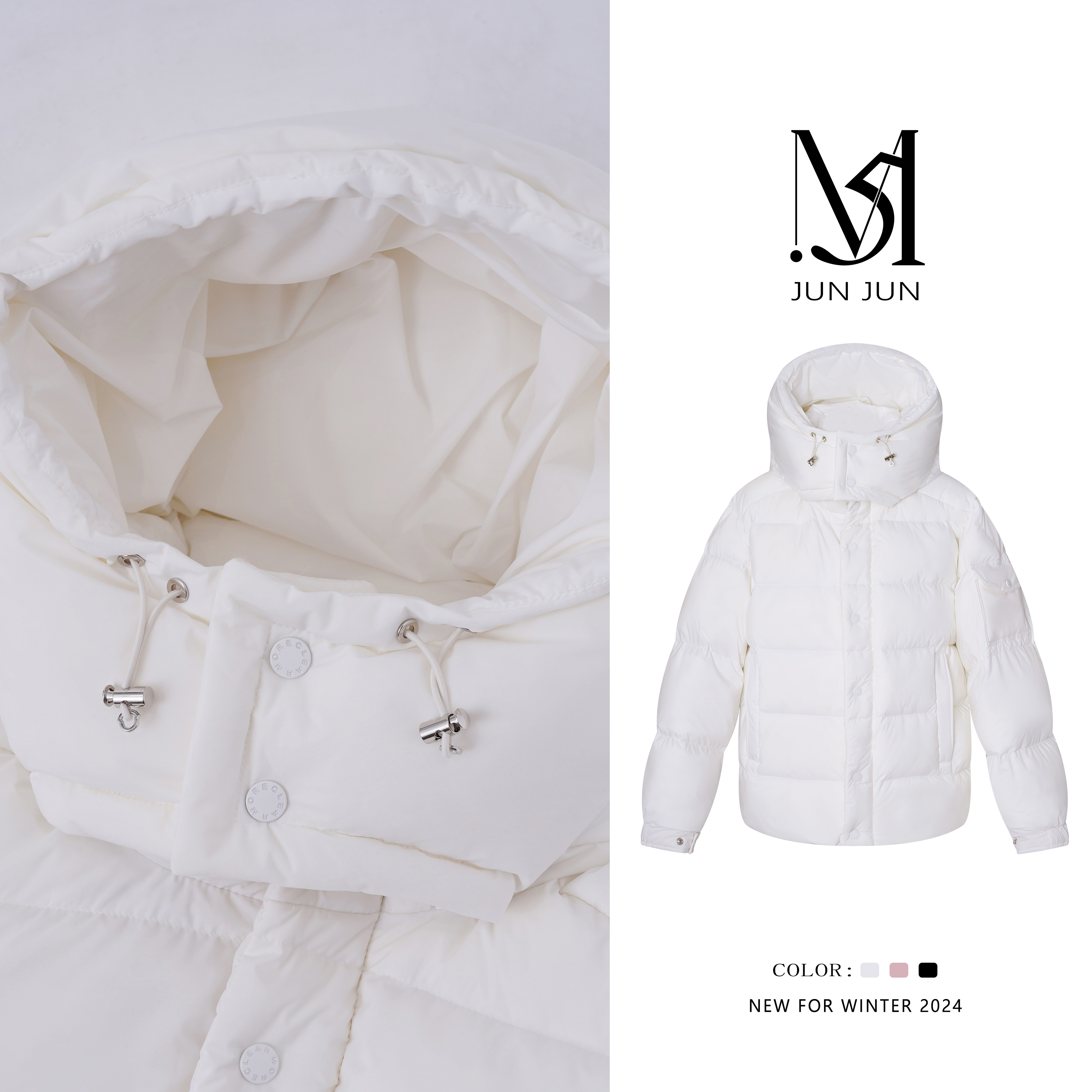 【周年高定】24冬季新款磨砂哑光maya男女同款雾面外套