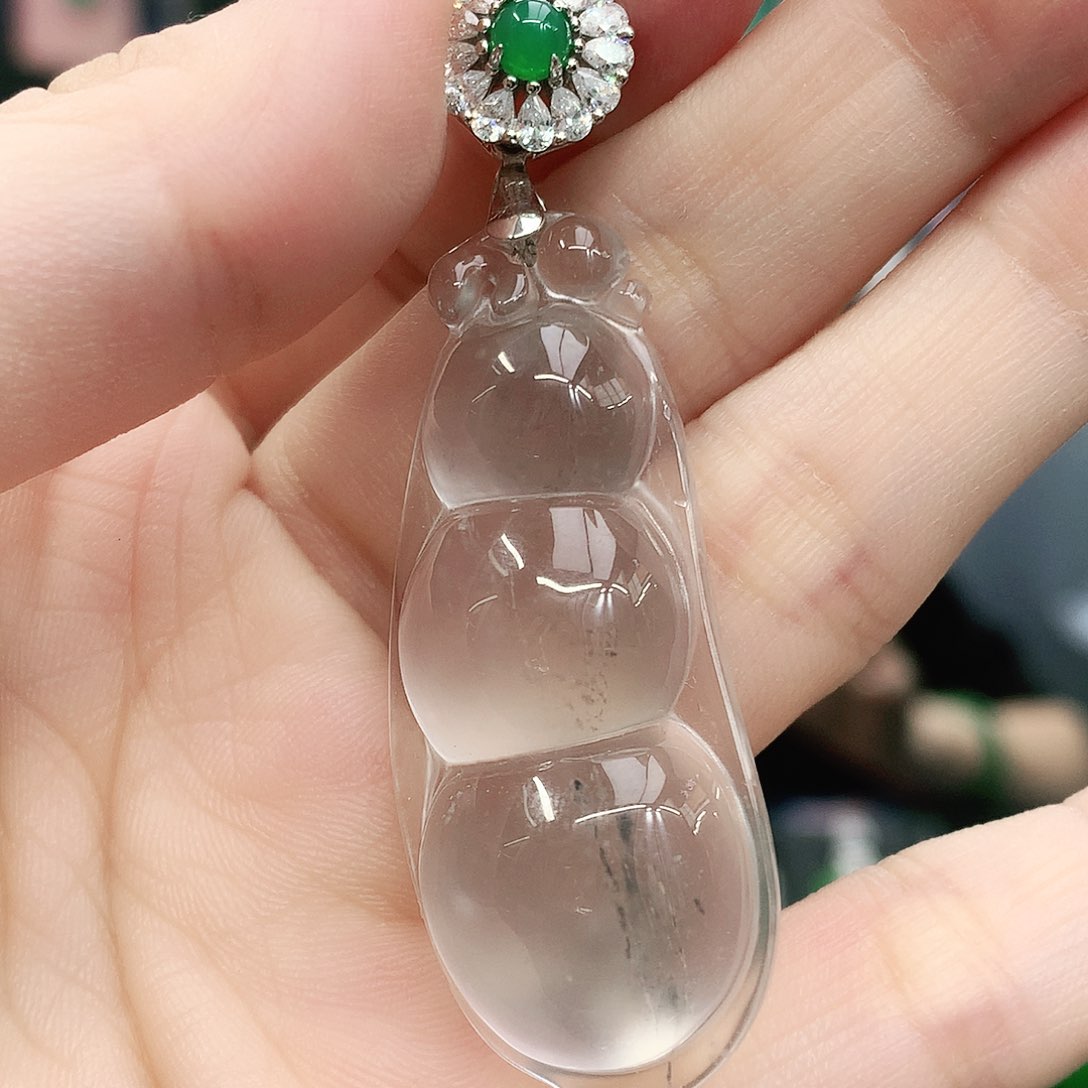 未镶嵌吊坠石英质玉