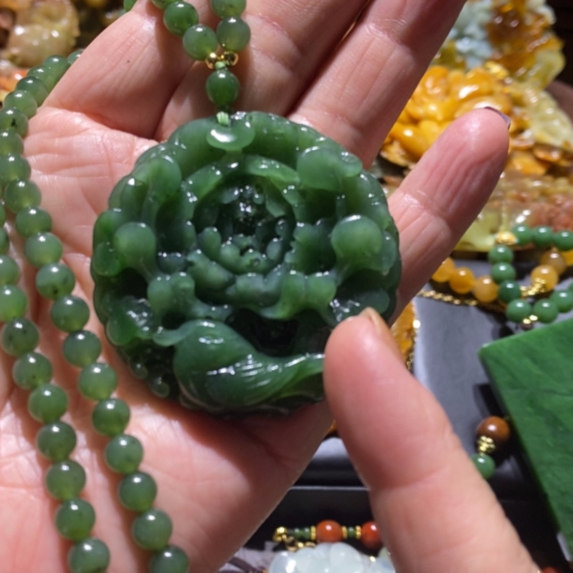 【闪购商品】和田玉毛衣链未镶嵌