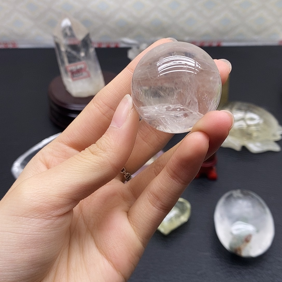 水晶珠宝半成品未镶嵌160水晶石