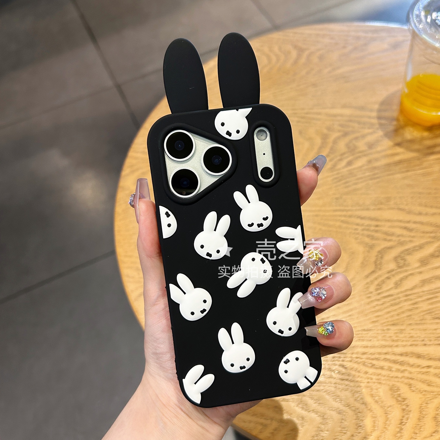 立体卡通米菲兔适用苹果oppo华为vivo小米手机壳全包硅胶女款可爱