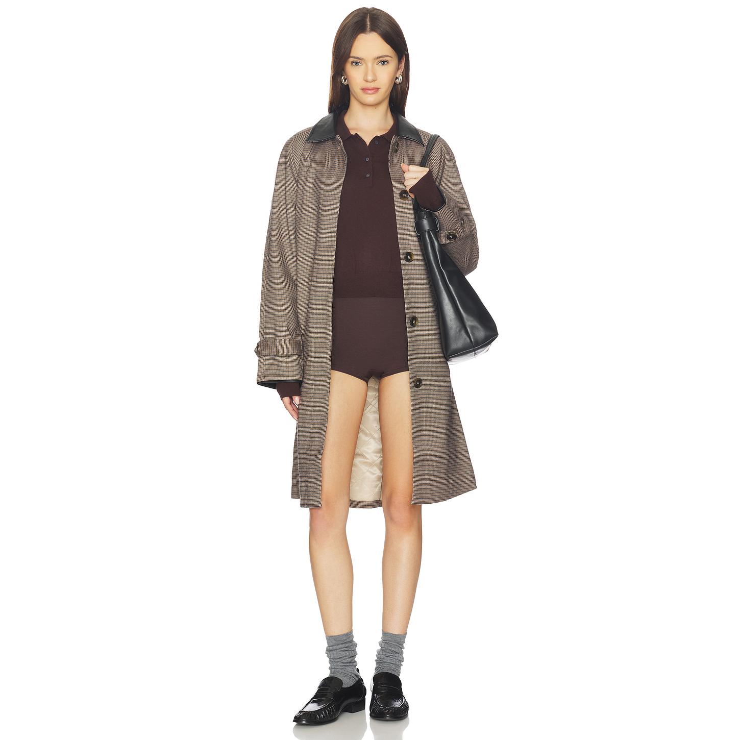 ASTR THE LABEL RAIDEN 外套 棕色 风衣