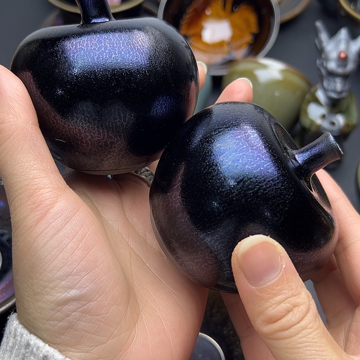 鱼***爷茶盏建窑建盏主人杯