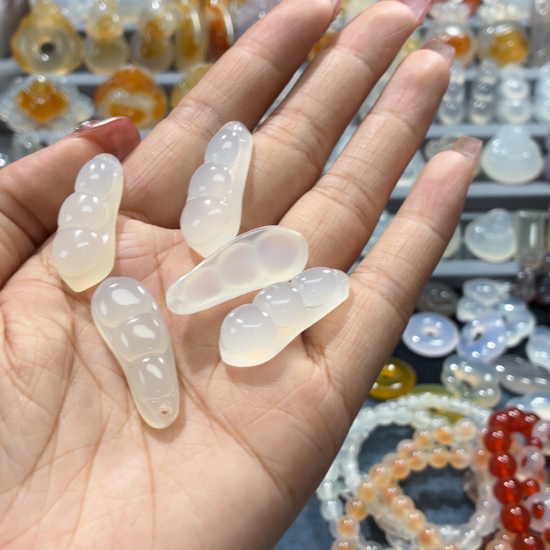 玛瑙/玉髓未镶嵌吊坠(不含链)