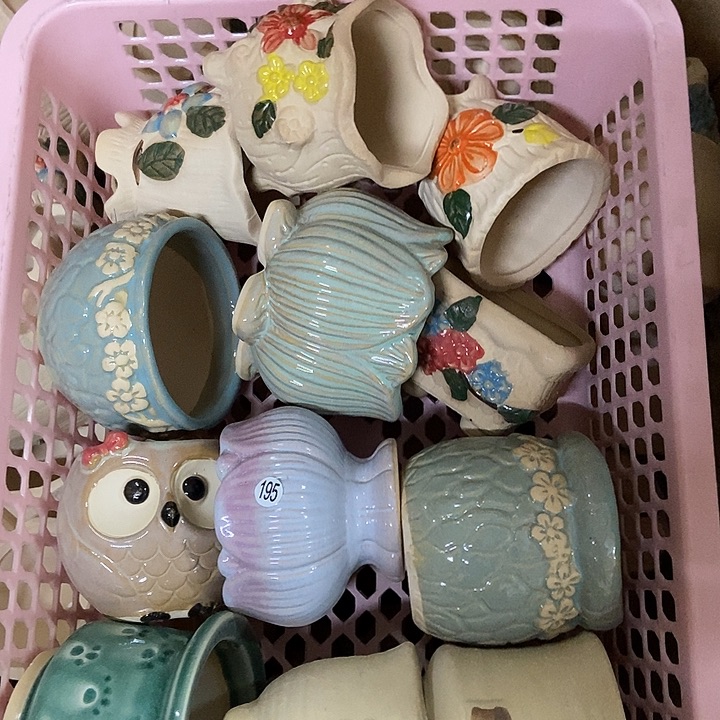 花盆单场满9.9发瑕疵捡漏十二个195