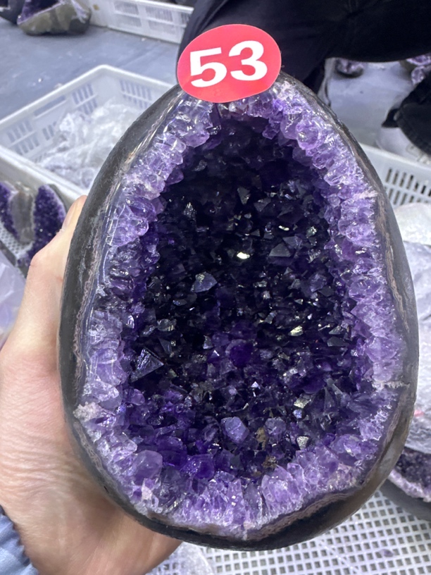 巴西乌拉圭紫水晶摆件53