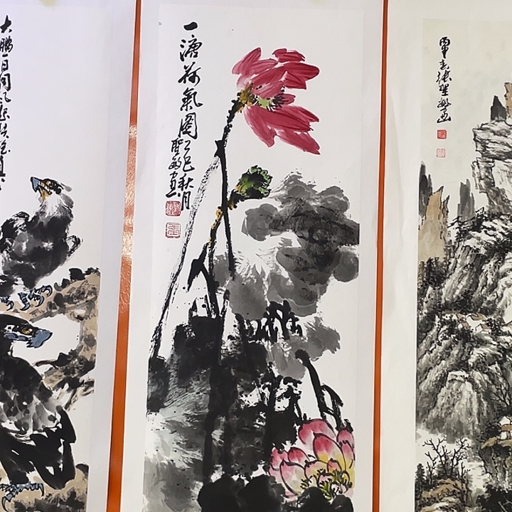 国画张圣敏先生纯手绘作品