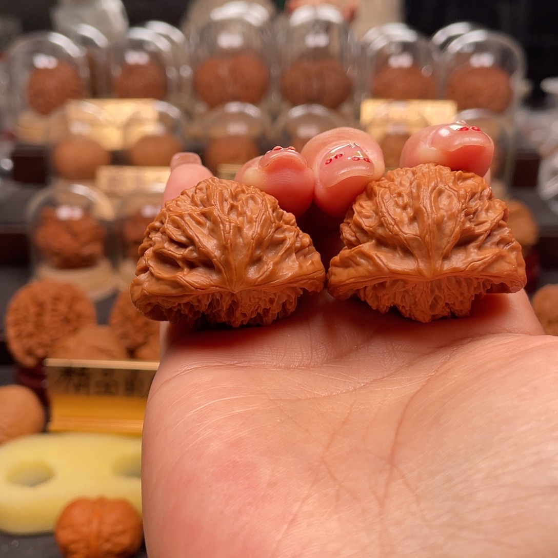 把件文玩核桃宫灯蛇38