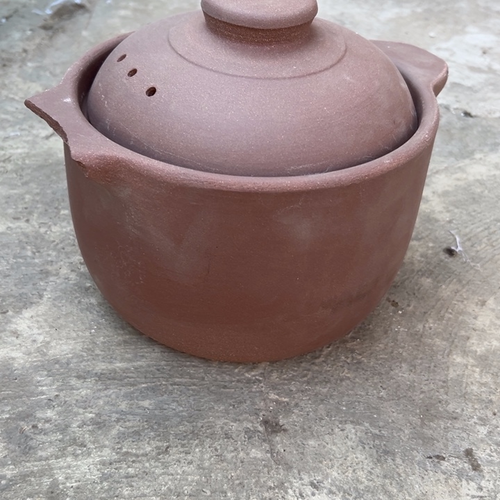 库存尾货紫砂干汤锅一套口径22