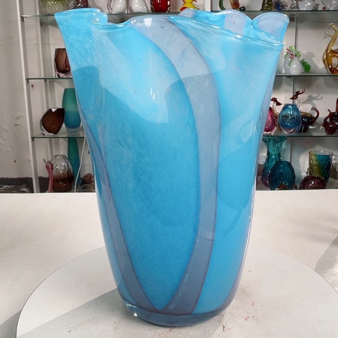 27 高轻奢琉璃花器福利正常手工痕迹