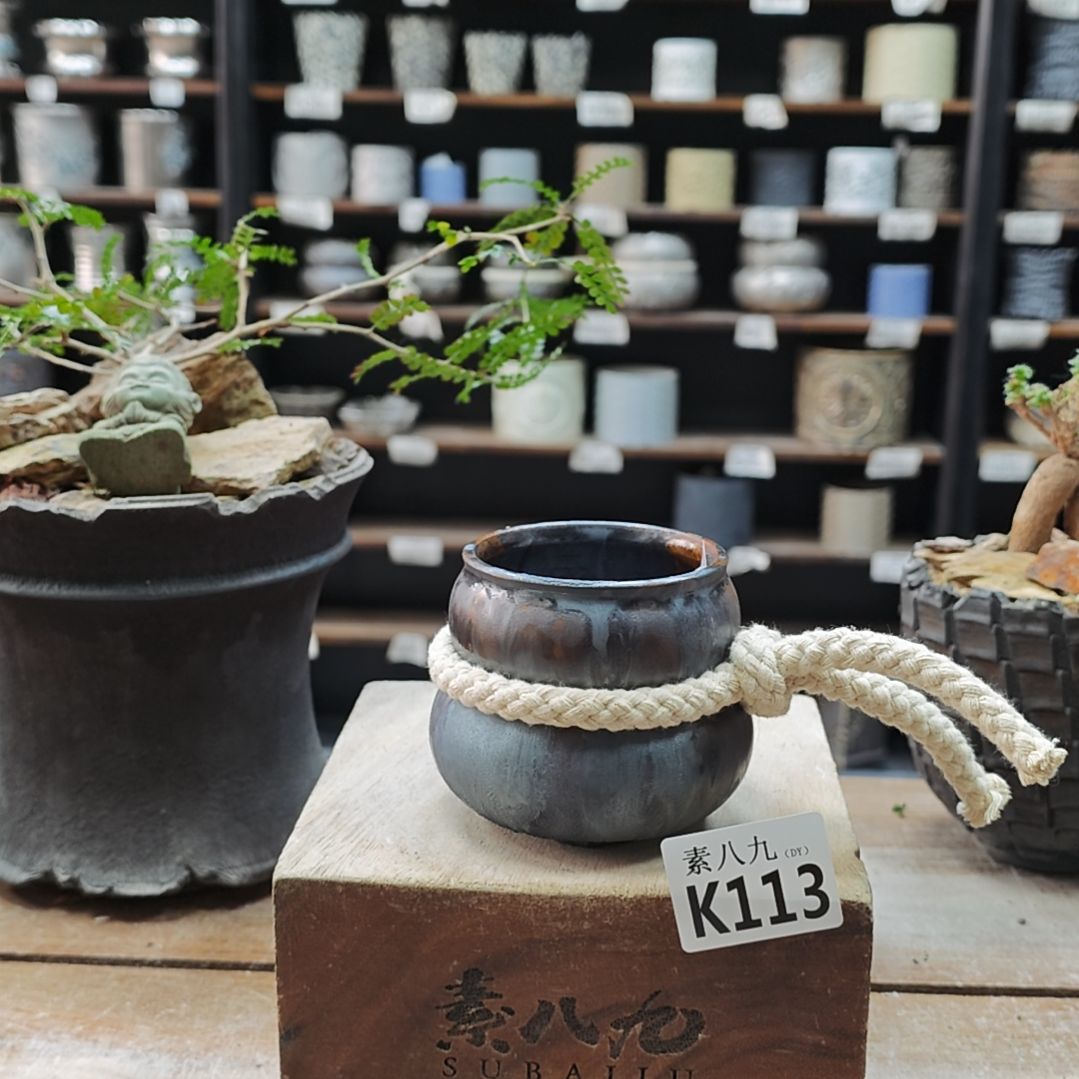 陶瓷素八九陶瓷内口6.5高7.5