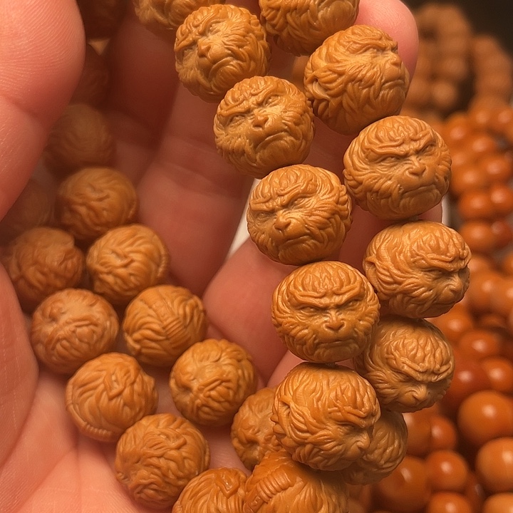 猴头核桃手串A***好黑神