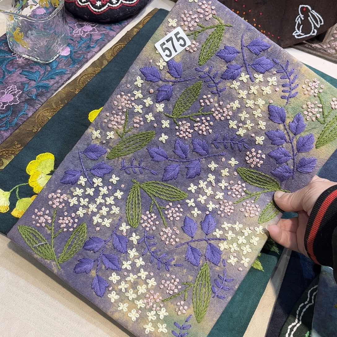 规格20.30刺子绣茶席