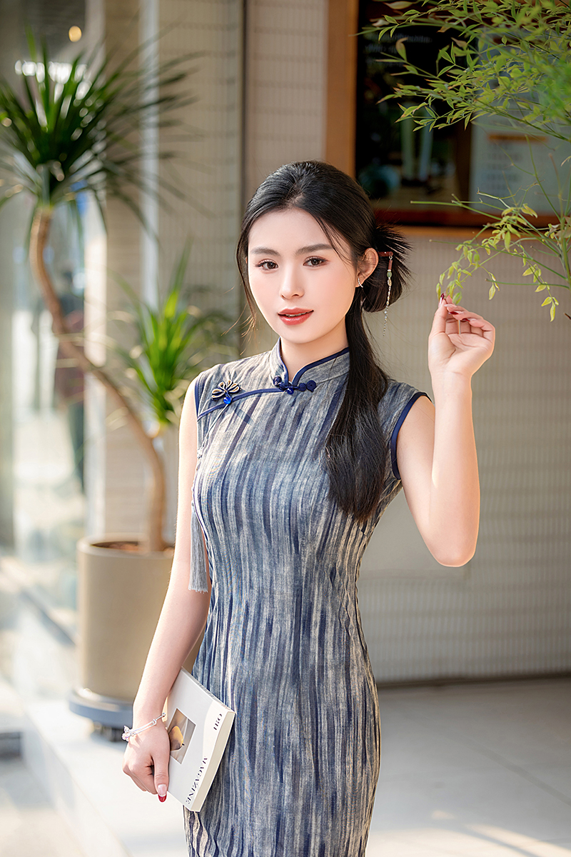 【顺意】旗袍显瘦气质送考小个子修身日常日常中国风优雅夏季