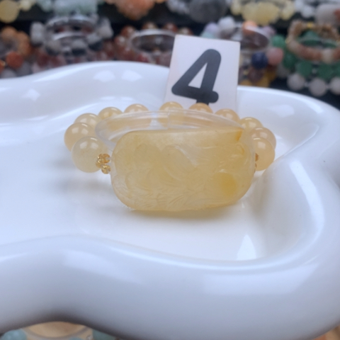 石英质玉手链未镶嵌