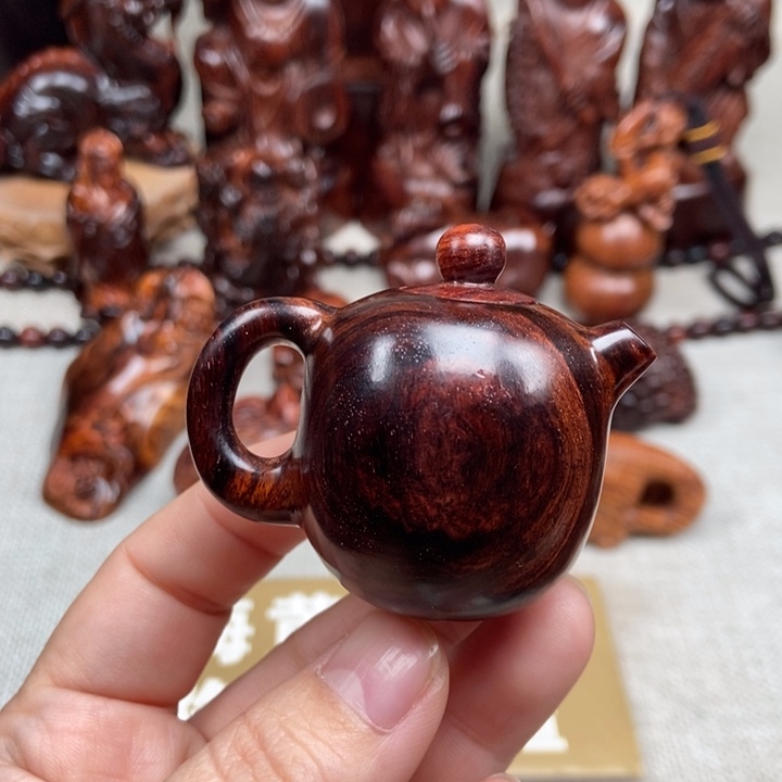 花梨木类端景台小壶