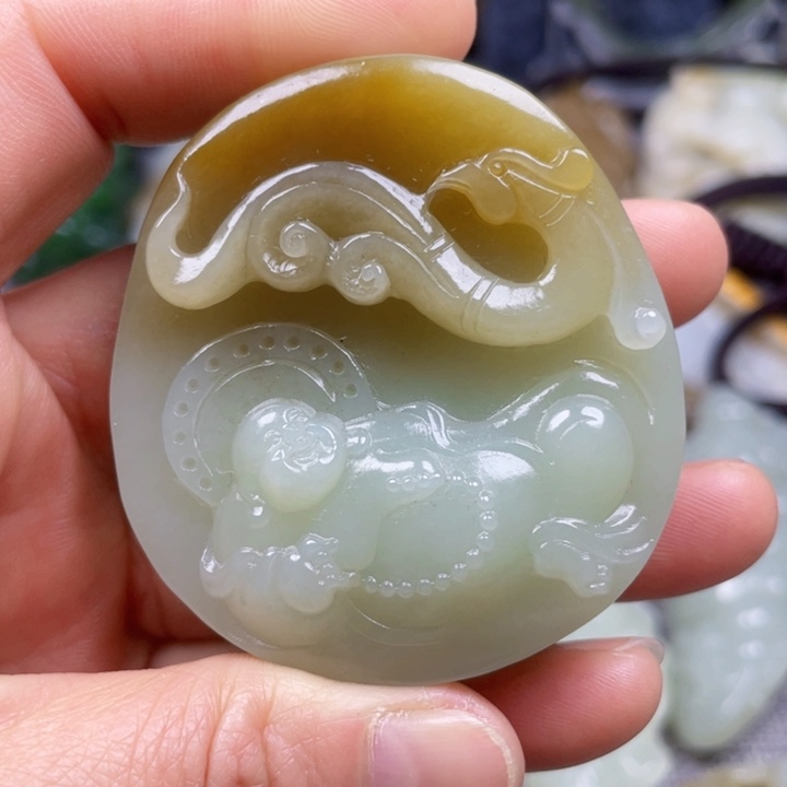 和田玉挂件未镶嵌