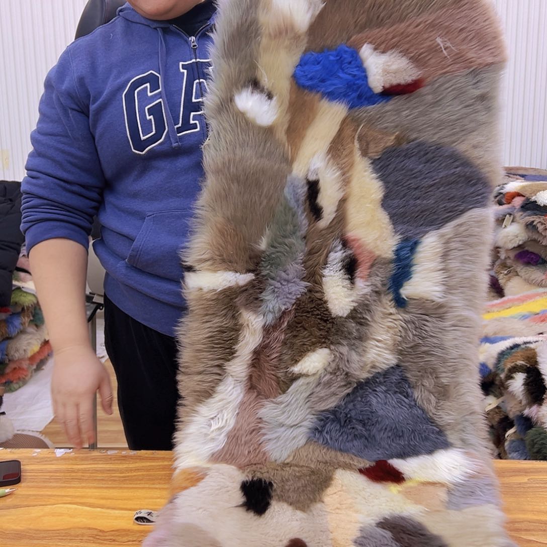 羊毛微瑕羊皮座垫不退不换