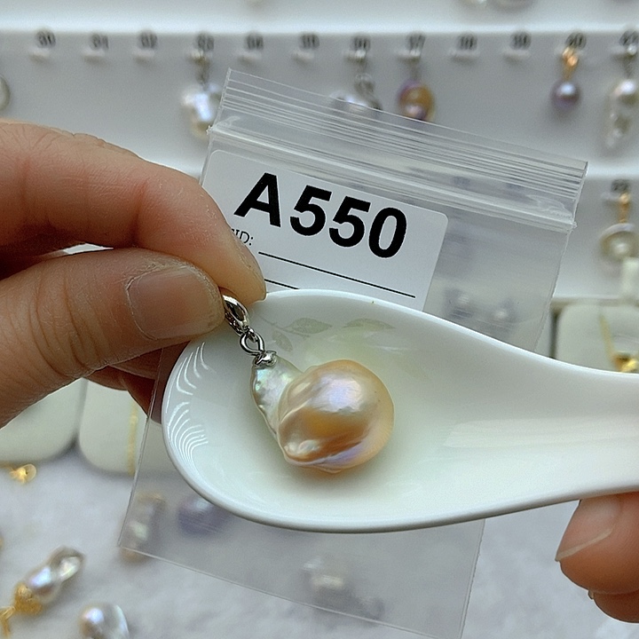 淡水珍珠颈饰银S925镶嵌