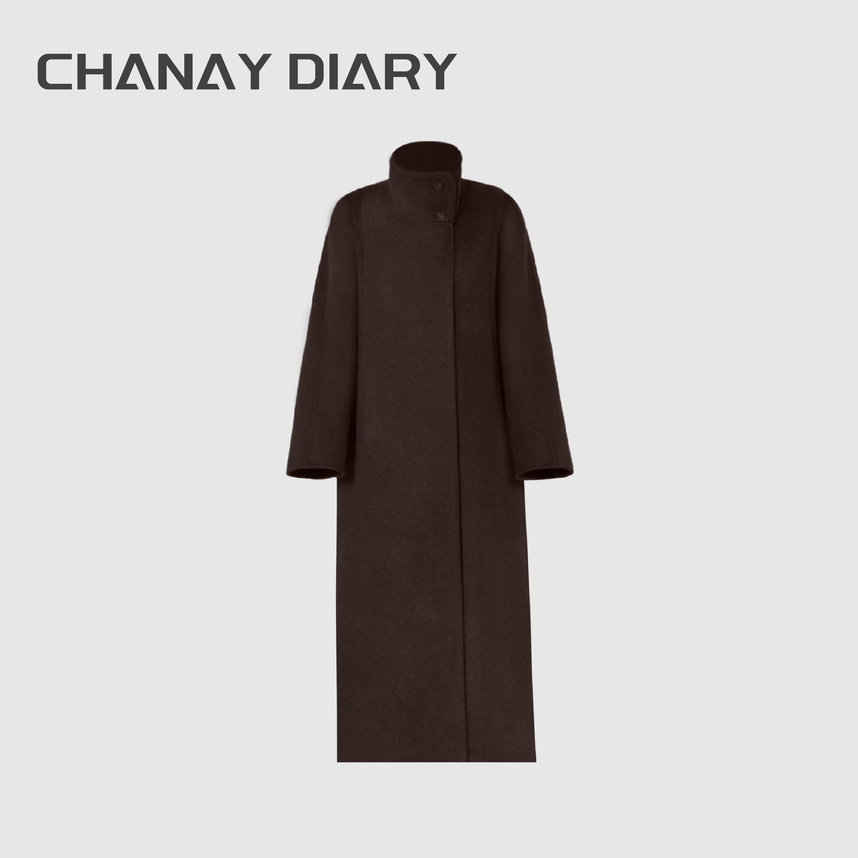 【爱丽丝】2025年秋冬季原创新款韩系慵懒长款大衣外套