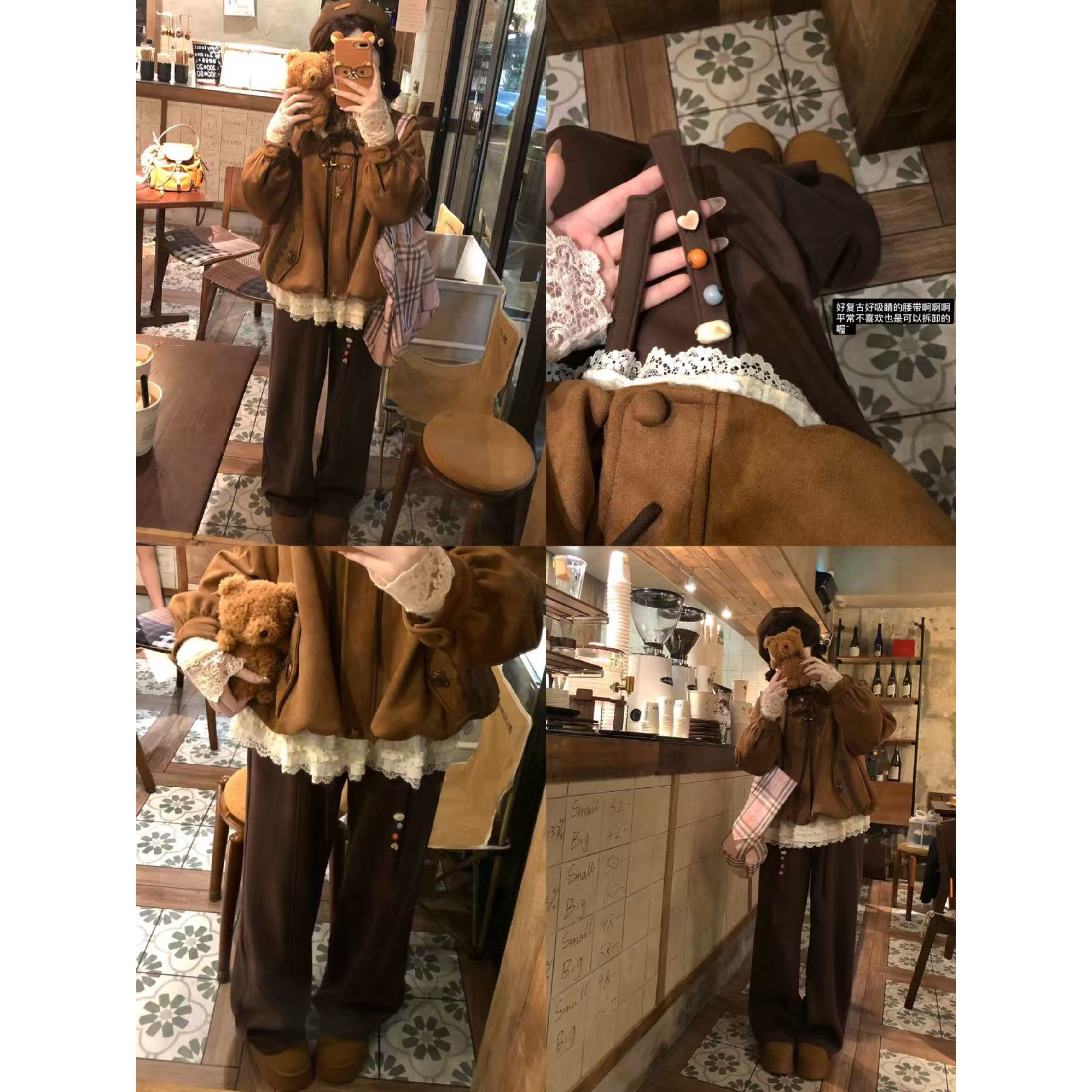 【ALITTLE 乱糟糟】“遛弯懒懒裤”秋冬超好穿！彩珠保暖加绒长裤