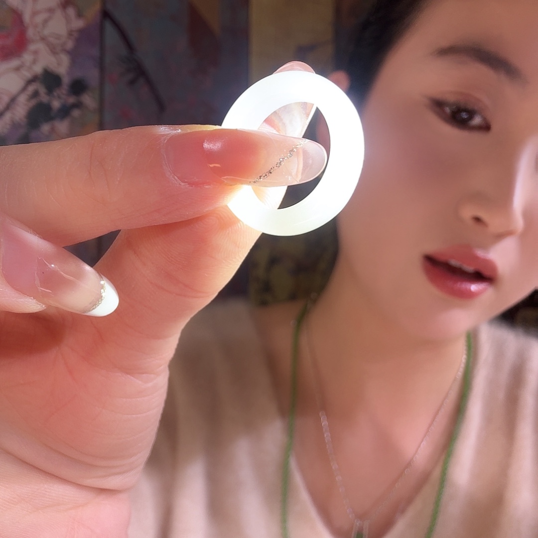 和田玉未镶嵌戒指