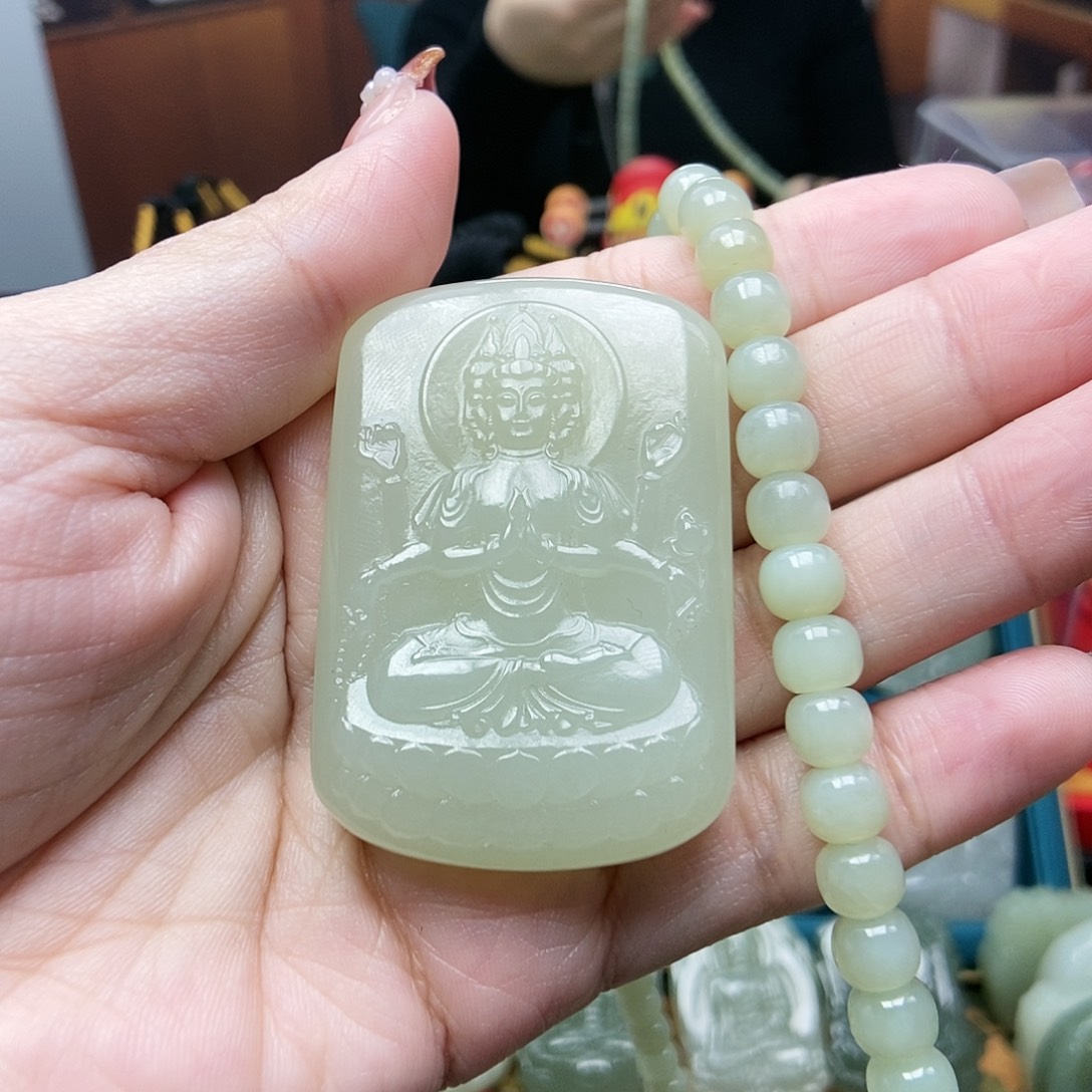 和田玉颈饰未镶嵌*‍****