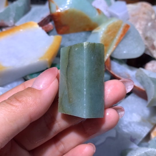 翡翠散珠翡翠边角料