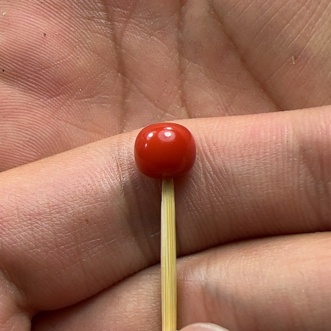 南红玛瑙珠子未镶嵌牧**风