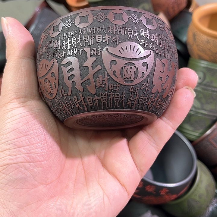 茶杯紫砂全手工紫砂主人杯 