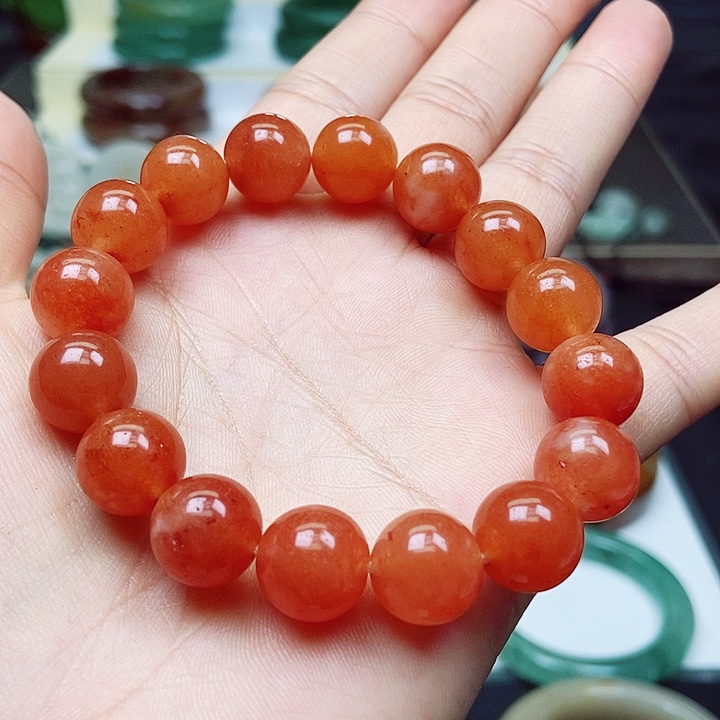 石英质玉手镯未镶嵌绵*