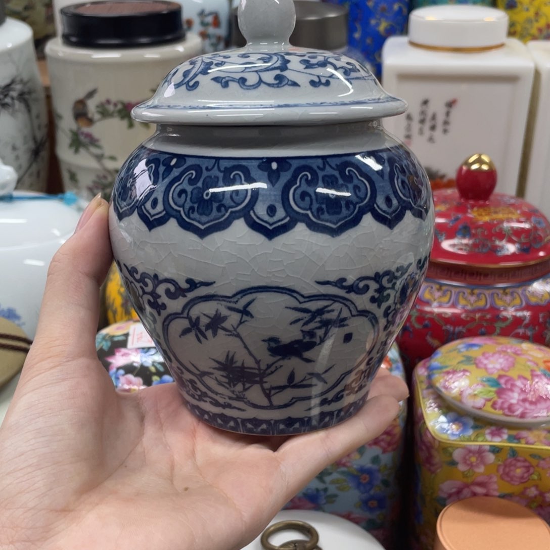 摆件茶叶罐蜂密封罐