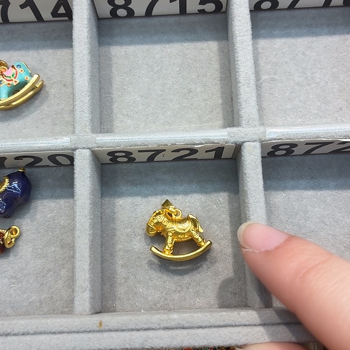 铜合金8721强保色发 1 个壹笔壹吊坠