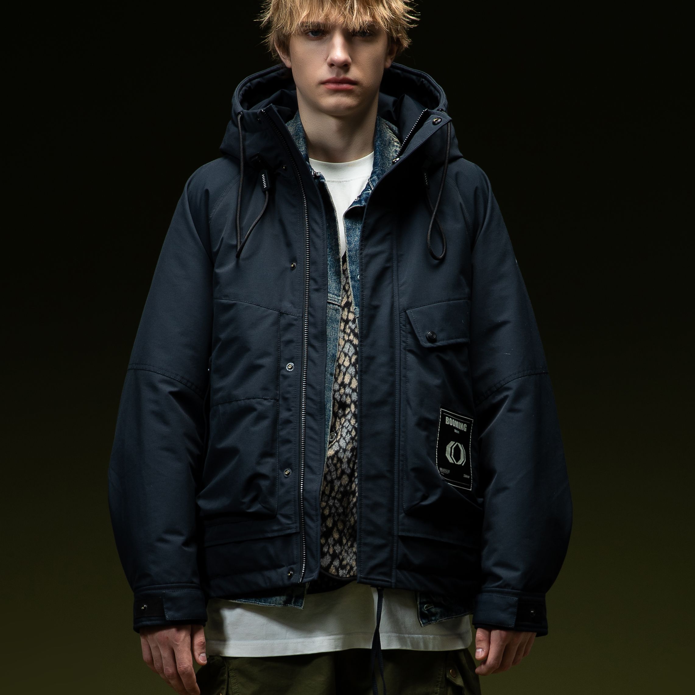 藏青【极地先锋90绒羽绒服】23818户外冬季潮流时尚高货男款