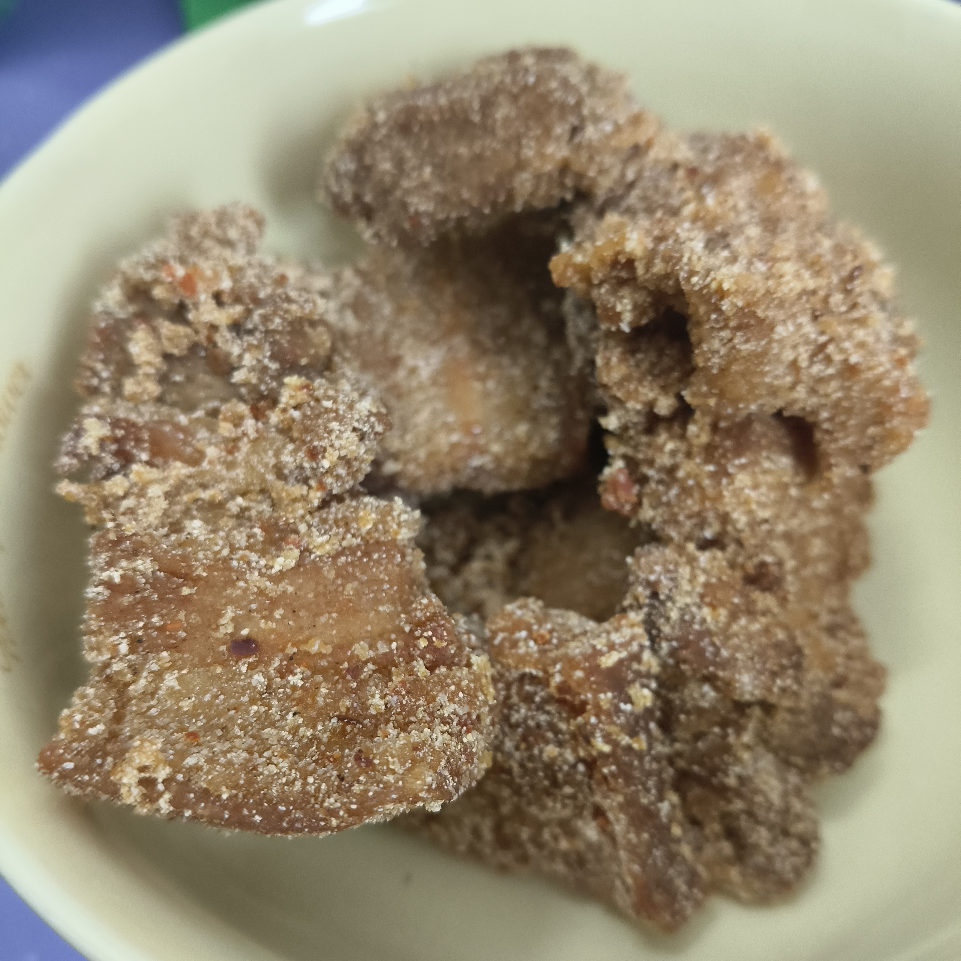 农家土猪肉制作扎肉