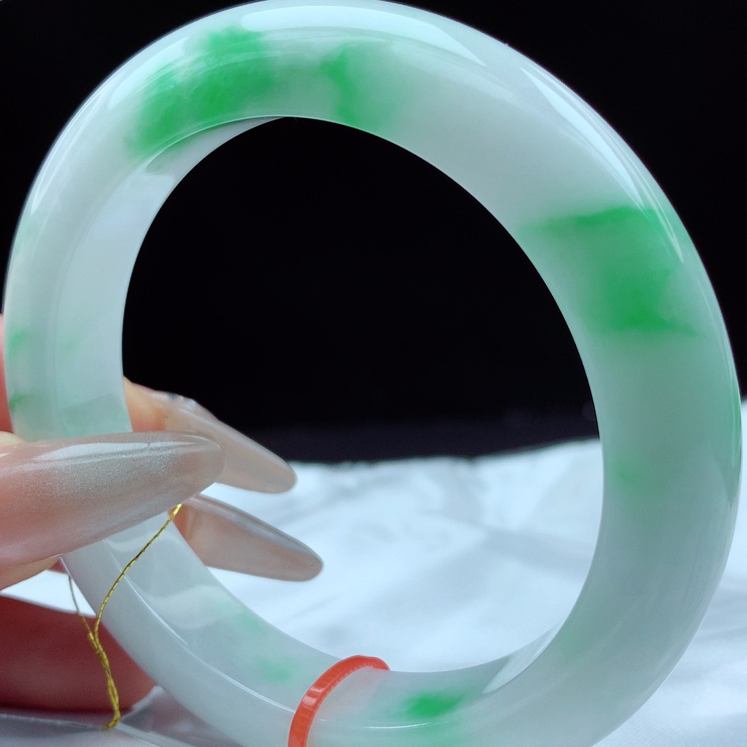 未镶嵌手镯翡翠57圈973