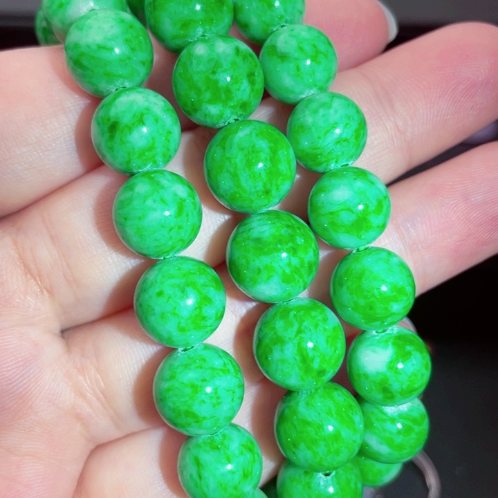 翡翠未镶嵌毛衣链