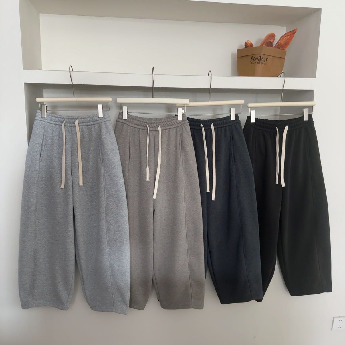 0240【冬季新款】奥利绒法棍裤（913）