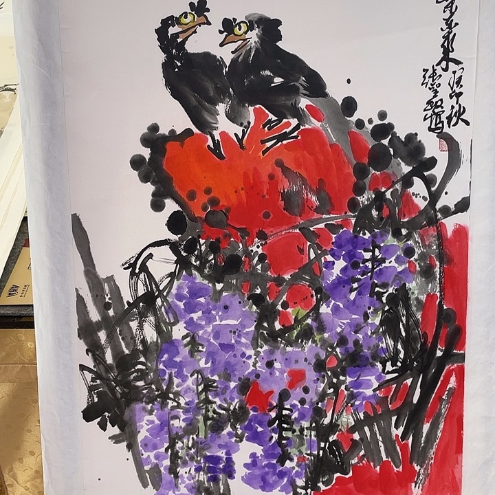 国画张圣敏先生纯手绘作品