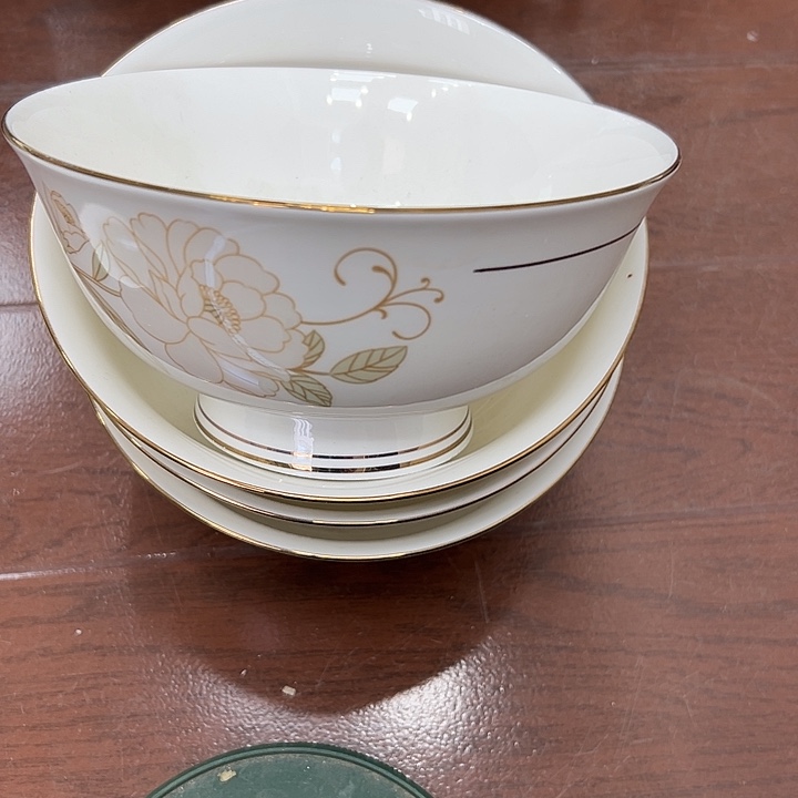 他***她瓷瑕疵6寸面碗4个装