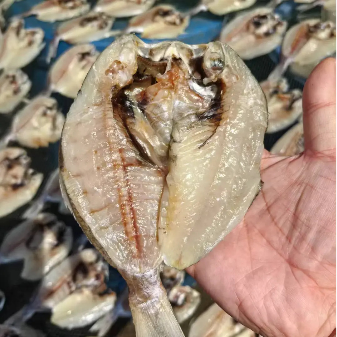 舟山本地肉鲳鱼，天然海风自然吹6-7成干黑皮鲳200g/包，肉质细嫩