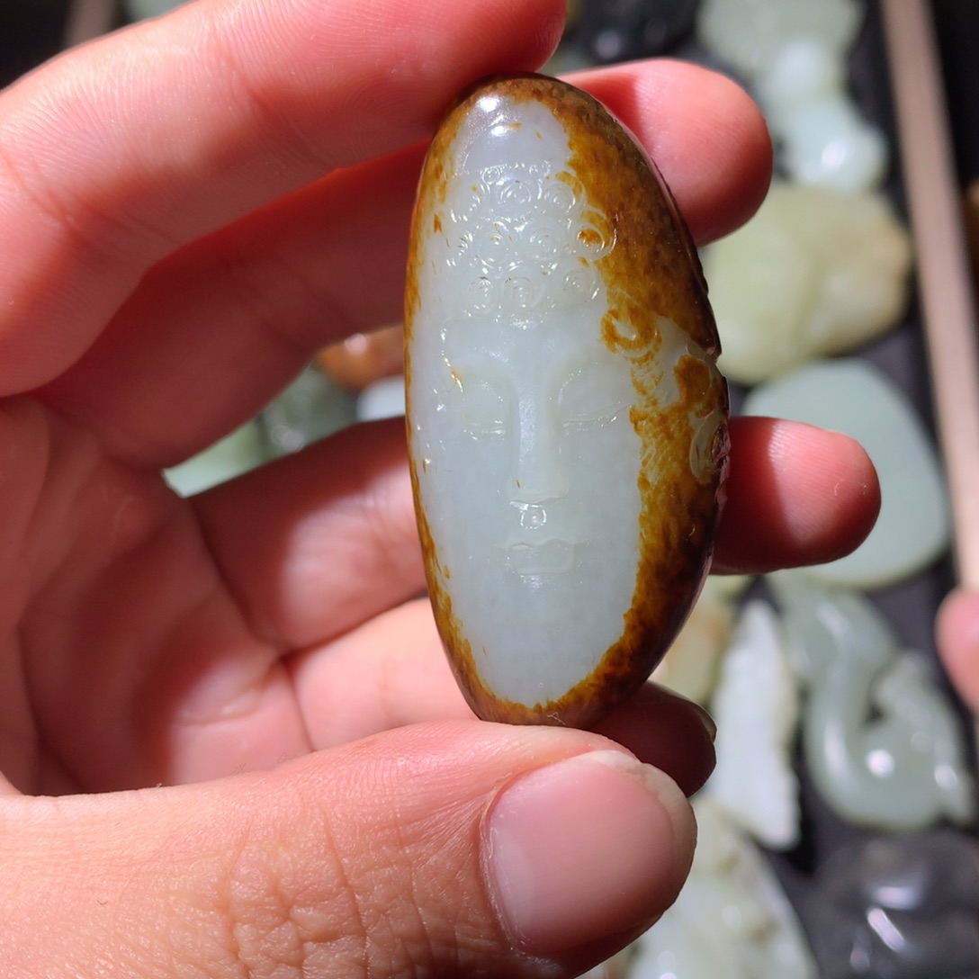 和田玉（糖玉）未镶嵌挂件