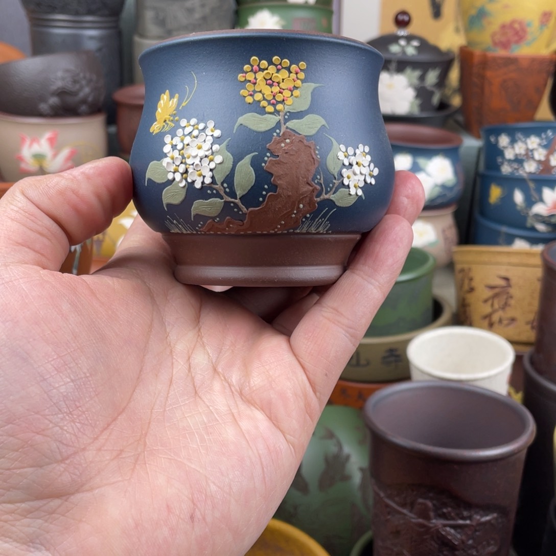 紫砂茶杯紫砂茶杯