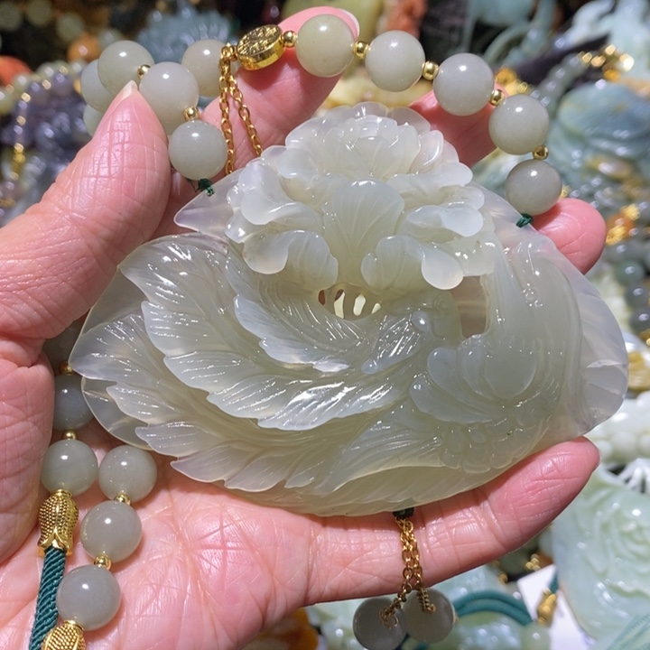 岫玉岫玉吊坠未镶嵌