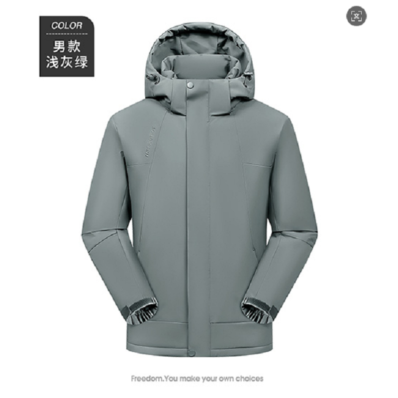 【加厚夹棉】男款石墨烯拒水冲锋外套75888/99018